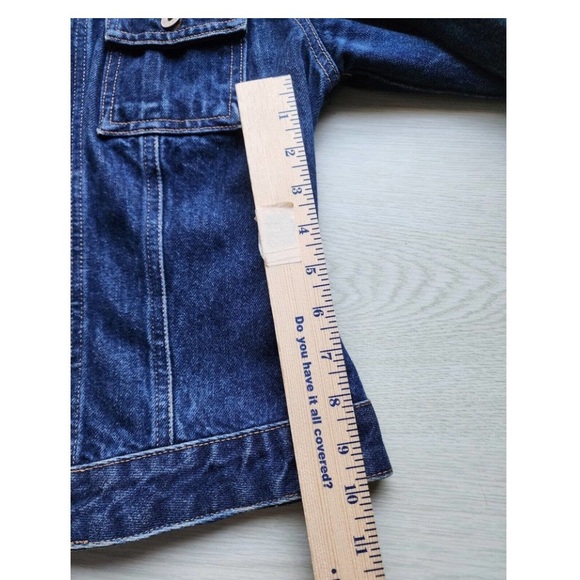 JEAN JACKET-GUESS-VINTAGE-BLUE-CLASSIC-DENIM-SIZE M-8 - Picture 2 of 13